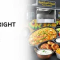 3D illustration of a food platter, delivery rider, and food truck showcasing options under a food business license Dubai.